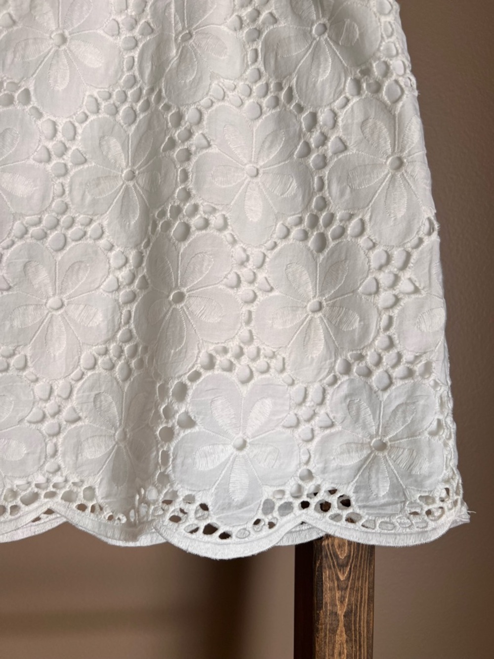 Lily Pulitzer White Floral Eyelet Mini Skirt - Picture 4 of 6